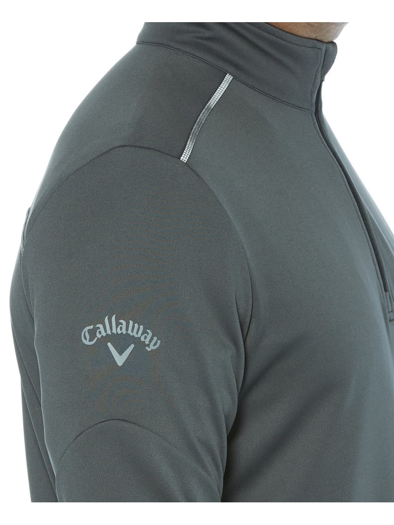 Callaway Mens Long Sleeve Opti-Repel 1/4-Zip Jacket XX-Large Iron