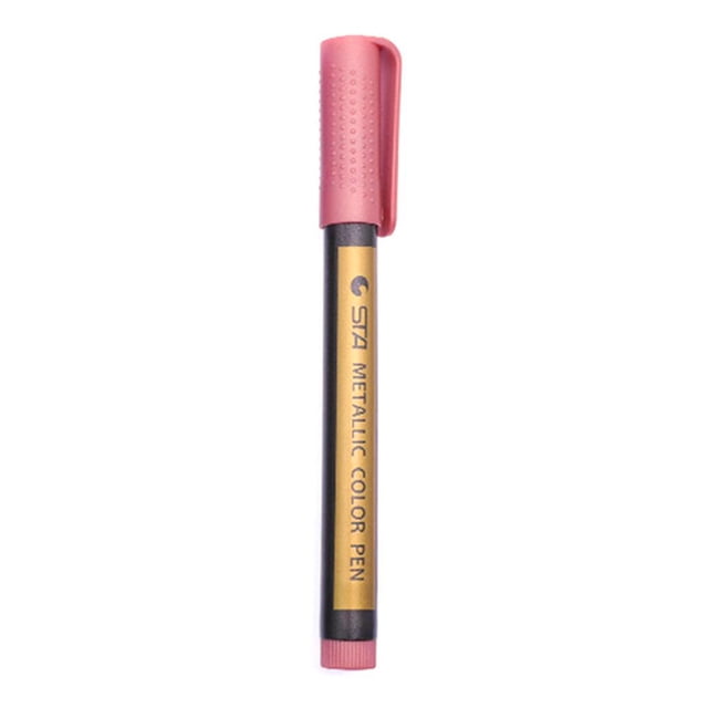 05 06 Bolígrafo Fire Paint Disponible en Dorado Plateado Y Rojo Marcador Pintura Bolígrafo Resaltador Pintado A Mano Bolígrafo Registro (rojo Oscuro)