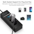 thumbnail image 4 of 4-Port USB 3.0 Hub  USB 3.0 Data HUB USB Extension HUB  Ultra-Slim Data USB Hub with Extended Cable for MacBook  Mac Pro  Mac mini  iMac  Surface Pro  XPS  PC  Flash Drive, 4 of 9