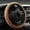 Brown, variant on Openpig Soft Steering Wheel Cover, 15 Inch Elastic Steering Wheel Protector, Anti-Slip Car Steering Wheel Protector, Steering Wheel Accessories