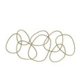 thumbnail image 6 of CosmoLiving by Cosmpolitan Contemporary Metal Round Abstract Design Wall Décor, 43"W x 22"H with Gold Polished Finish, 6 of 7
