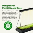 thumbnail image 6 of Epic Gardening Seed Starting Grow Light, Full-Spectrum LED with Adjustable Height for Indoor Seedlings, Energy-Efficient, Light with Timer (Small), 6 of 6