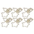 thumbnail image 2 of Star Binder Clips, Wire Binder Clips 100 Pieces  For Papers Gold,Silver, 2 of 8