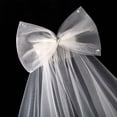 thumbnail image 4 of 2 Tiers Curly Edge Girls Communion Veil with Comb Wedding Veil for Flower Girl, 4 of 10