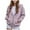 Purple, variant on Ulanda Girls Zip Up Hoodies Teen Fleece Full-Zip Sweatshirts Jacket Casual Fall Hoodie with Pocket (Blue, 13-14 Years)