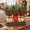 Red, variant on Colorful Farmhouse Fall Thanksgiving Dining Table Centerpieces with Faux Flowers and Jars