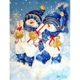thumbnail image 1 of Carolines Treasures PJC1014CHF Holiday Delivery Snowman Flag Canvas House Size, 1 of 4