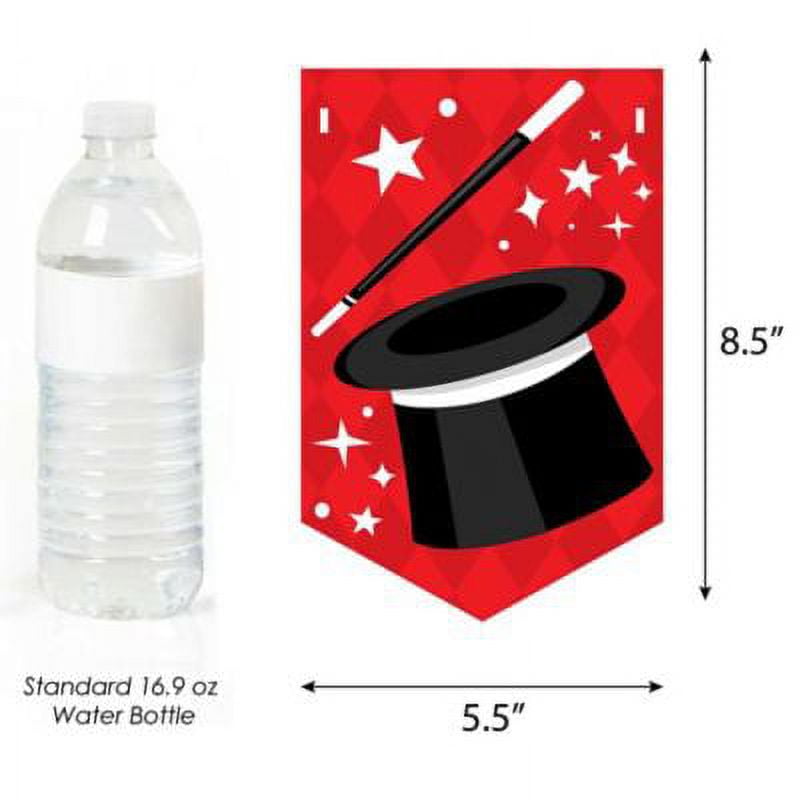 "Ta-Da, Magic Show" Party Banner - 1ft X 5ft Magician Theme Decoration - Premium Satin Paper, Made In USA - View #10