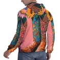 thumbnail image 6 of Fotbe Men's Hoodie with Cowboy Boots With Flowers Pattern - Kangaroo Pocket Pullover Hooded Sweatshirt, Perfect for Daily Wear, Travel, and Home-X-Large, 6 of 7