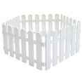 thumbnail image 1 of CNKOO 5Pcs Garden Picket Fence Plastic White Edgings Decorative Landscape Path Panels, 1 of 4