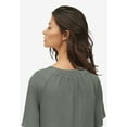 thumbnail image 2 of Ellos Women's V-Neck Tie-Front Blouse Shirt, 2 of 6