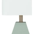thumbnail image 2 of Livabliss Pimm Modern Accent Table Lamp, 17-inch, Aqua with White Shade, 2 of 5
