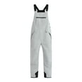 thumbnail image 4 of Tec-One Men's Pongee Shell Ski Snowboard Bib Pants, Sizes M-4XL, 4 of 4