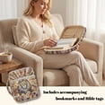 thumbnail image 3 of ZUXONGSY Cross Lion Print Quilted Bible Cover for Women Portable Bible Protective Carrier Portable Journal Case with Pen Holder ChuZU Bag for Daily Commuter, 3 of 7