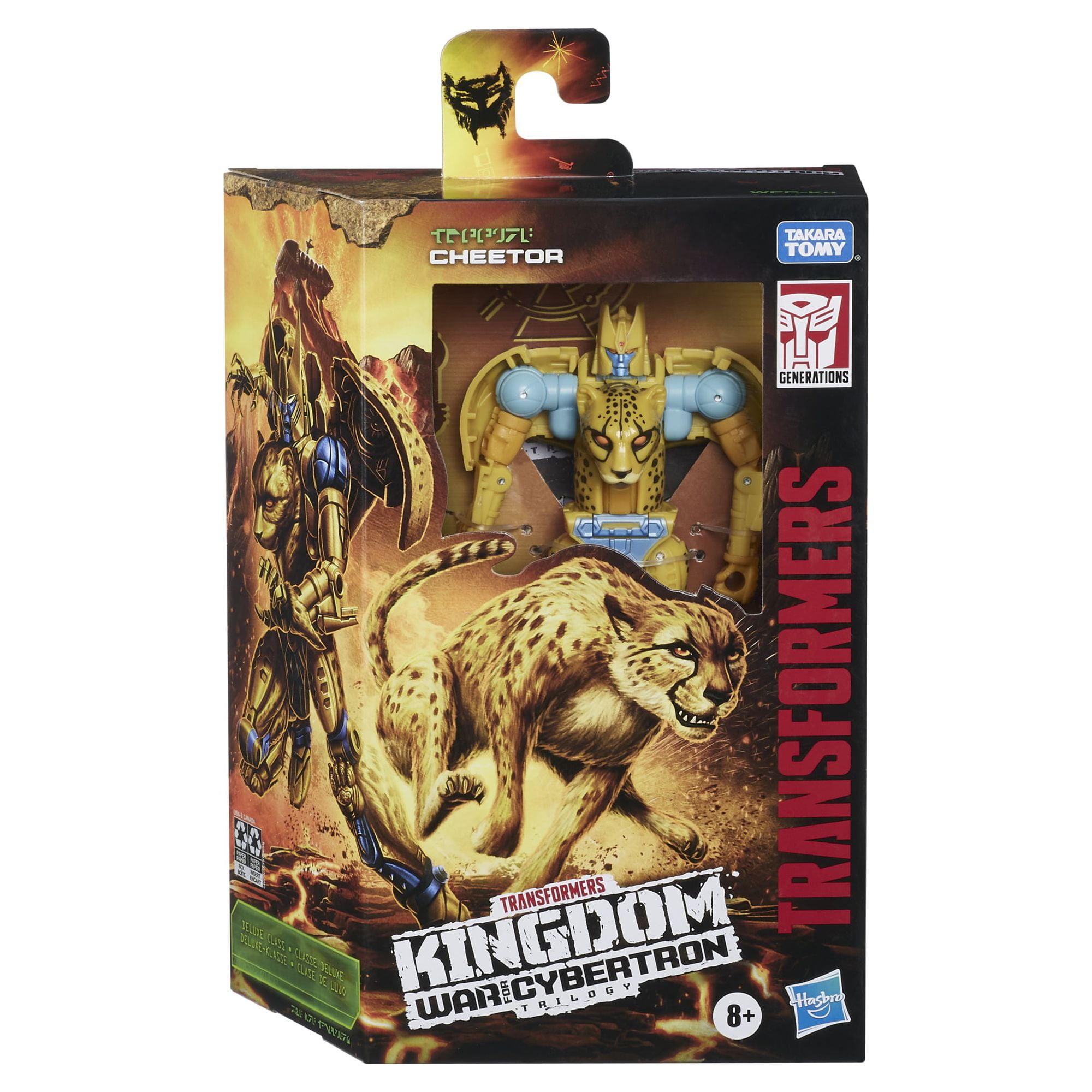 Transformers: Kingdom War for Cybertron Cheetor Kids Toy Action Figure for Boys and Girls (6")