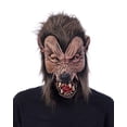 thumbnail image 2 of Zagone MK1001 Gnarly Brown Werewolf Mask with Harnessed Moving Mouth, 2 of 4
