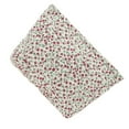 thumbnail image 4 of Unique Bargains 1 Pc Floral Quilted Clutch Makeup Bag for Travel Vacation Red Polyester, 4 of 5