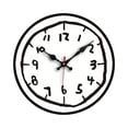 thumbnail image 4 of Reloj de pared colgante, decoración de pared, reloj silencioso para uso en interiores, oficina, sala de estar. 10021, 4 of 9