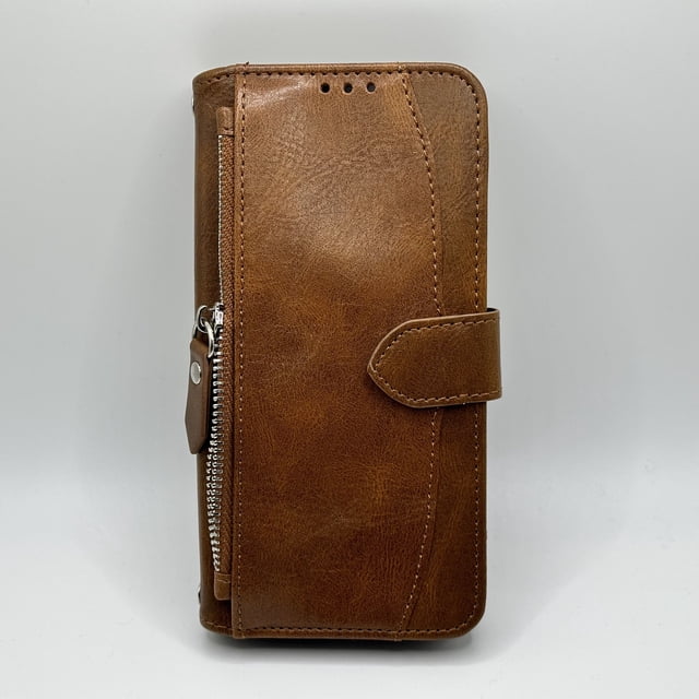 Suitable For Samsung Galaxy S21 S22+ S23ultra S23plus Zipper Wallet Leather Case Anti-fall Mobile Phone Case Full Bag Cover