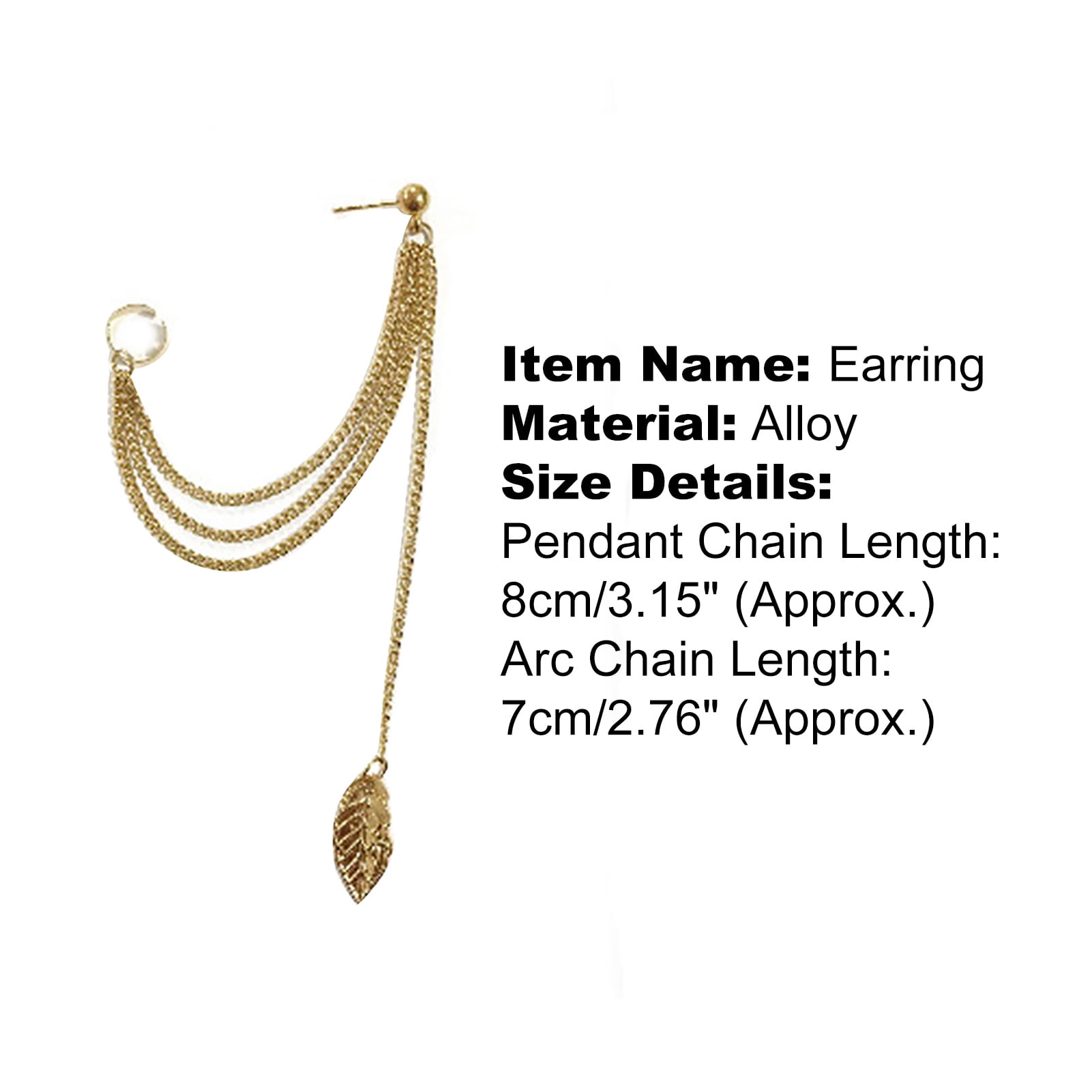 Chain drop earrings in gold - Jil Sander | Mytheresa