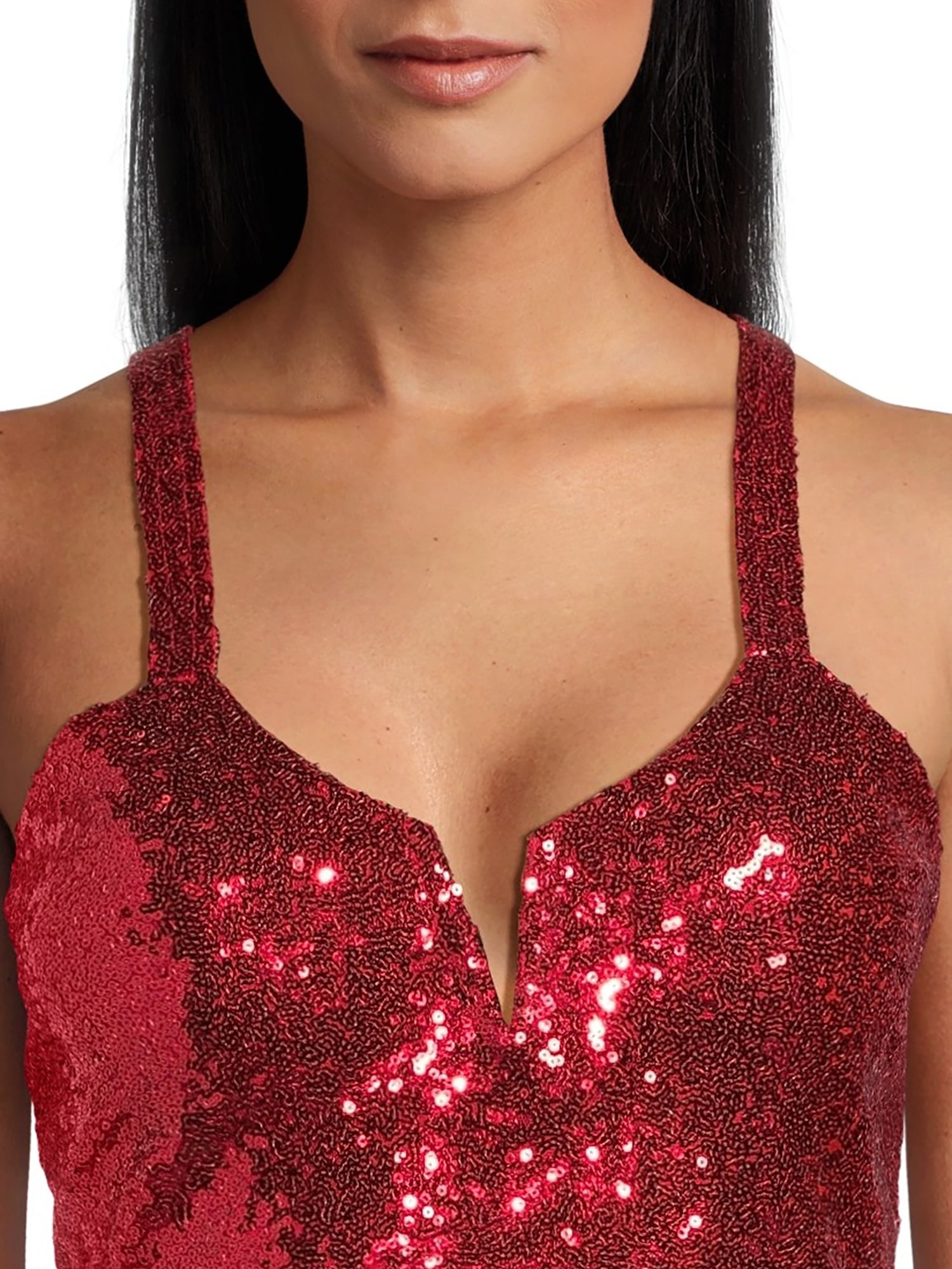 Madden NYC Juniors' Sequin Bustier Top, Sizes XS-XXXL