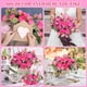 thumbnail image 4 of Nvzi 8 paquetes de flores artificiales de peonía, flores de imitación, ramo de hortensias de seda, boda vintage (blanco), 4 of 4