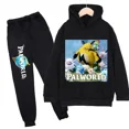 thumbnail image 2 of Conjunto de sudadera y pantalones con capucha de polar con estampado infantil de Palworld, conjunto deportivo de 2 piezas adecuado para conjuntos de niños y niñas, 2 of 5