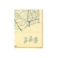 thumbnail image 2 of Historic County Map - Williamson County Texas pt 1 - Highway Department 1936 - Vintage Wall Art, 2 of 4