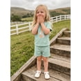 thumbnail image 5 of BemeyourBBs Toddler Baby Girl Boy Summer Clothes 2 Pieces Outfits Short Sleeve In My Toddler Era Letter Print T Shirt Tops Pockets Shorts Sets, 5 of 9