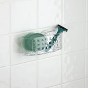 Bath Bliss Medium Suction Cup Plastic Shower Organizer, Clear
