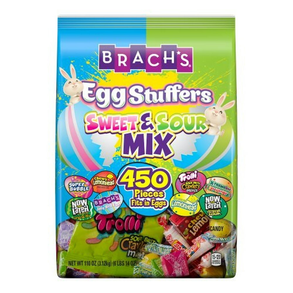 Brach's Easter Egg Stuffers Sweet and Sour Mix Candy, 450 count