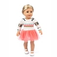 thumbnail image 3 of Vestido para muñeca americana de 18 pulgadas, accesorio de hilo HUOGUO, juguete para niña, 3 of 5