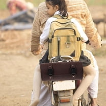 Clispeed Motorcycle Handlebar Bag Coffee Color Tool Organizer for Convenient Storage on Motorcycles