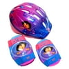 Dora the Explorer Child Micro Shell Helmet and Pads Value Pack