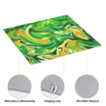 thumbnail image 4 of ZICANCN Dish Drying Mat for Kitchen Countertop, Acid Green Marble Texture Drainer Mats with Non-slip Rubber Backed, Super Absorbent Easy Clean Rack Pad,\r\n16x18 Inches, 4 of 9