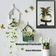 thumbnail image 4 of Wall Planter Vase,QZS Wall Mounted Plant Stands,Hanging Holders for Indoor Flower and Flower Pot,Arch Decor Shelf for Storage,2 Pack, 4 of 7