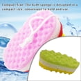 thumbnail image 4 of Bearachild Esponja exfoliante para baño, depurador de baño, herramienta de limpieza, eliminador de piel muerta, fabricación de burbujas, depurador de Type9 NO9 Bearachild HA062432-01, 4 of 6