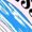 AD-Pink, variant on ALS Awareness Blue and White Ribbon Rainbow Boys or Girls Toddler T-Shirt