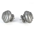 thumbnail image 4 of Decopolitan 1-Inch Urn Single Window Treatment Rod Set, 72 to 144-Inch, Antique Silver, 4 of 6