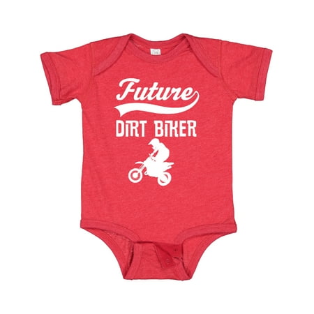 

Inktastic Future Dirt Biker off Road Sports Gift Baby Boy Bodysuit
