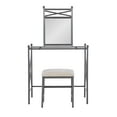 thumbnail image 3 of Linon Mission Hills Metal and Glass Vanity Set in Gray, 3 of 14
