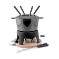 thumbnail image 1 of Swissmar Metallic Black Sierra Fondue Set, 1 of 5