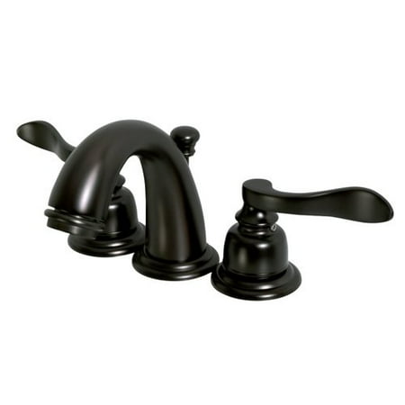 Kingston Brass NuWave French Widespread Bathroom Faucet with Drain Assembly