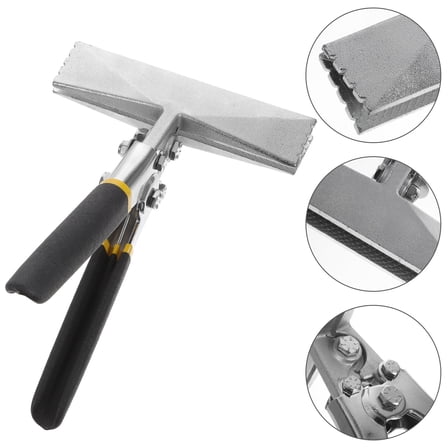 WHAMVOX 150mm Sheet Metal Bender Edge Seamer Flattening Tool with Duckbill Pliers for Metalworking