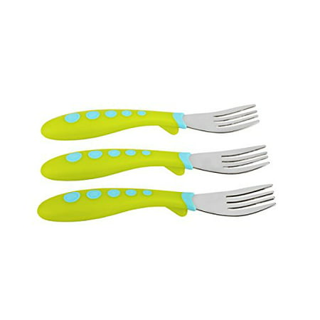 Gerber Graduates Kiddy Cutlery Forks in Neutral Colors,