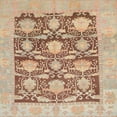 thumbnail image 1 of Ahgly Company Machine Washable Indoor Square Abstract Rust Pink Area Rugs, 8' Square, 1 of 7