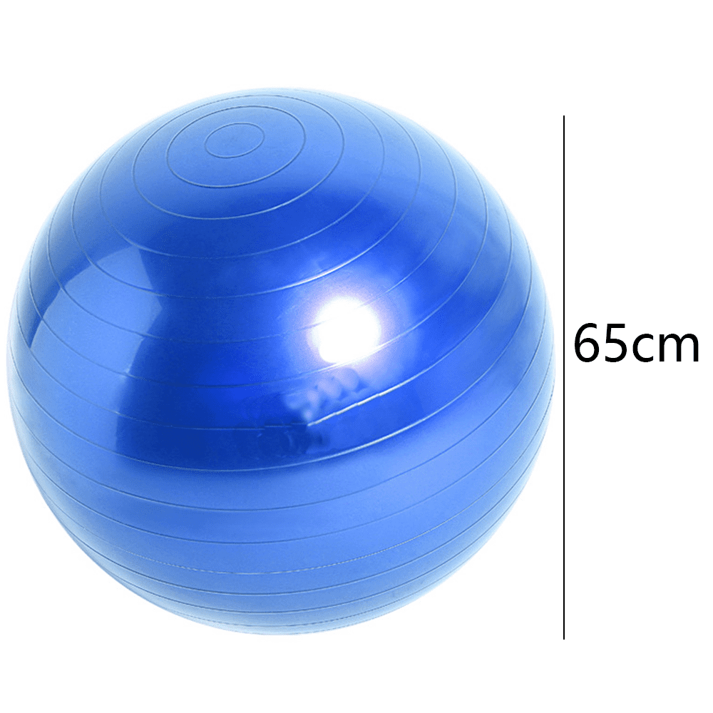 Balance Stability Ball, Yoga Ball with Pump-blue-75cm - Walmart.com