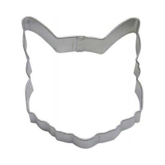 3” Cat Face Metal Cookie Cutter