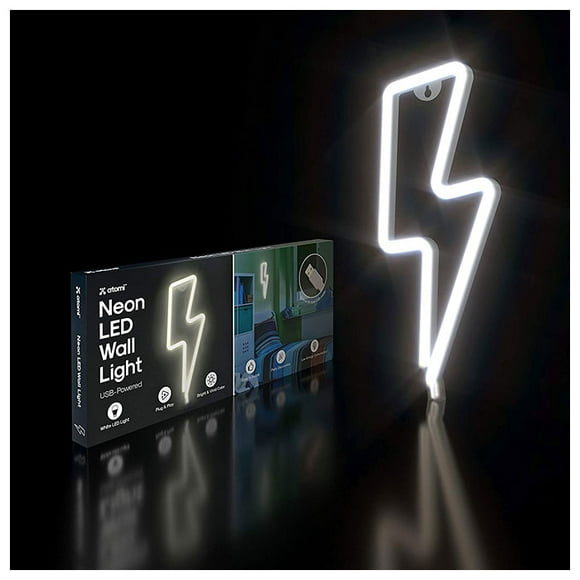 Atomi Neon LED Wall Light - Bolt