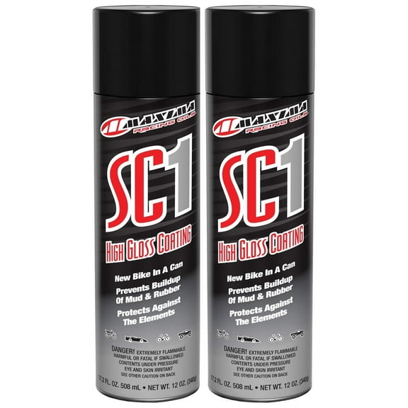 2 Pack of Maxima SC1 Clear Coat Silicone Spray - 78920